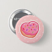 I <3 Donut Ronde Button 5,7 Cm (Voorkant /achterkant)