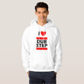 I <3 Dubstep Hoodie (Voorkant volledig)