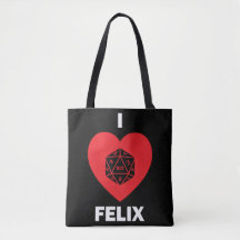 I <3 Felix Tas (donker)