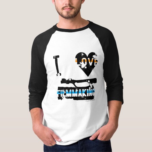 I <3 Filmmaking T-shirt (Voorkant)