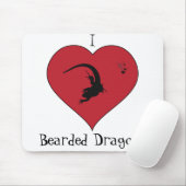 I <3 Gegenereerde Dragons Muismat (Met muis)