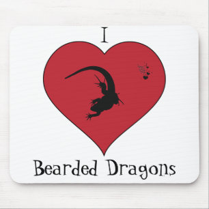 I <3 Gegenereerde Dragons Muismat