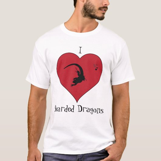 I <3 Gegenereerde Dragons T-shirt (Voorkant)