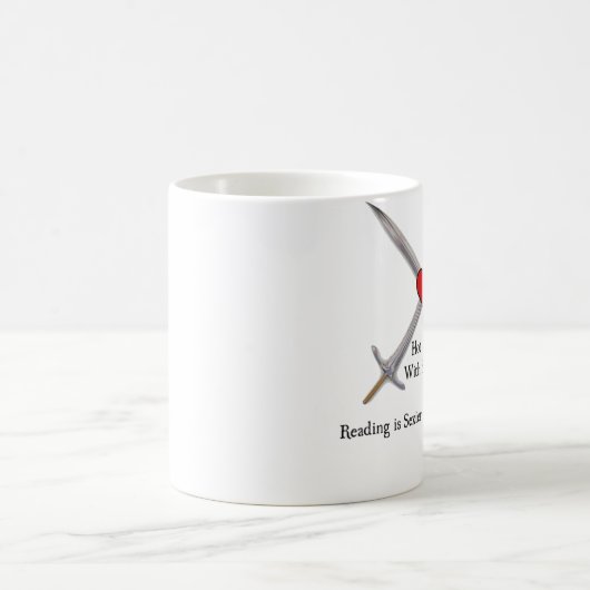 I <3 hotboys met zwaarden koffiemok (Center)