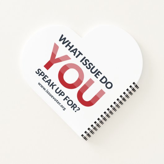 I <3 IssueVoter Notitieboek (Achterkant)