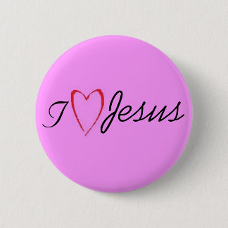 I <3 Jesus Ronde Button 5,7 Cm