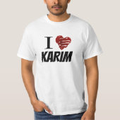 I <3 Karim T-shirt (Voorkant)