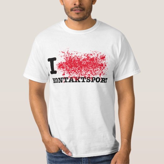I <3 Kontaktsport T-shirt (Voorkant)