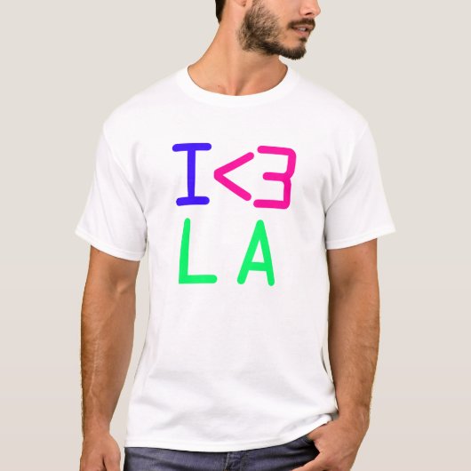 I < 3 LA T-SHIRT (Voorkant)