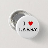 I <3 Larry Button (Voorkant /achterkant)