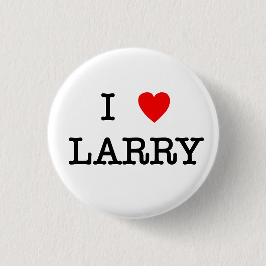 I <3 Larry Button (Voorkant)