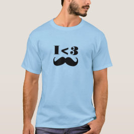 I <3 Mustache T-shirt