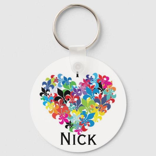 I <3 Nick Sleutelhanger (Voorkant)