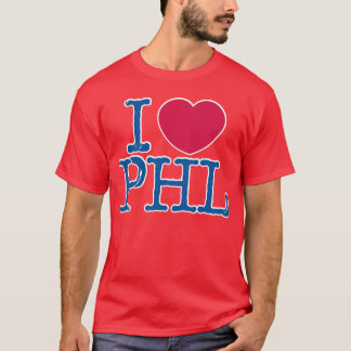 I <3 PHL Shirt (rood/blauw) rood Shirt