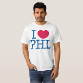 I <3 PHL-Shirt (rood/blauw) Value-Shirt T-shirt (Voorkant volledig)