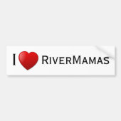 I <3 RiverMamas Bumpersticker (Voorkant)