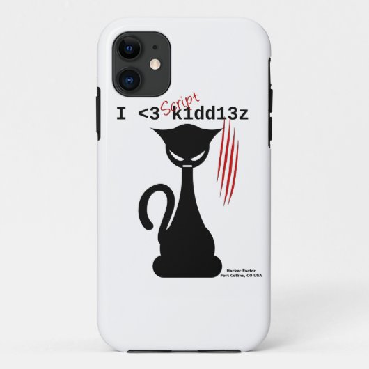 I <3 Script K1dd13z Case-Mate iPhone Case (Achterkant)
