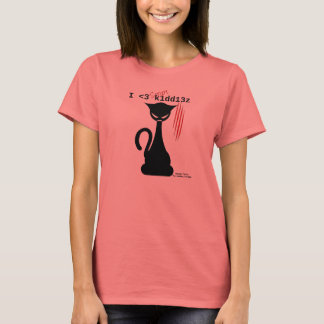 I <3 Script K1dd13z T-shirt
