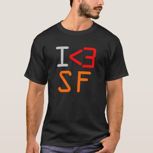 I <3 SF T-SHIRT (Voorkant)