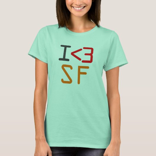 I <3 SF T-SHIRT (Voorkant)