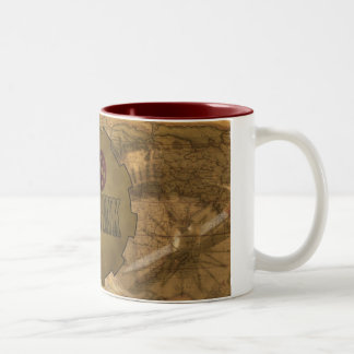 I <3 Steampunk-Mok Tweekleurige Koffiemok