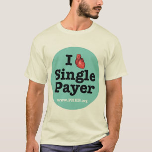 I < 3 T-shirt met enkele betaler