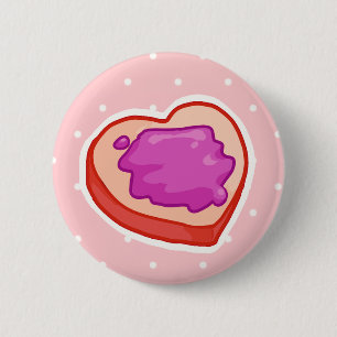 I <3 Toast Ronde Button 5,7 Cm