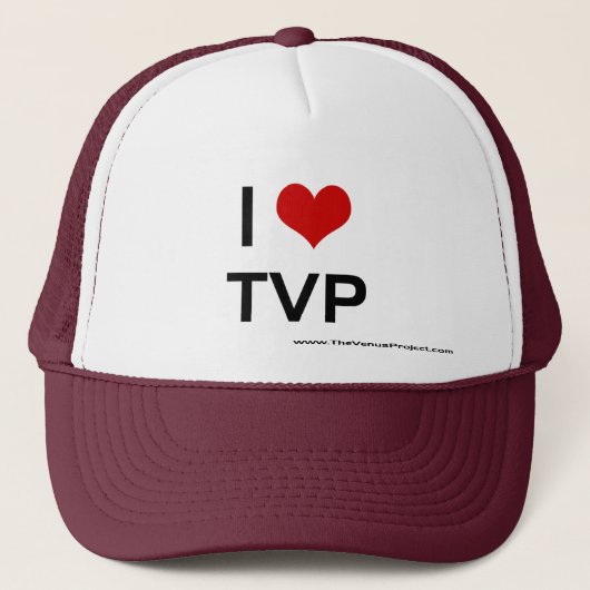 I <3 TVP TRUCKER PET (Voorkant)