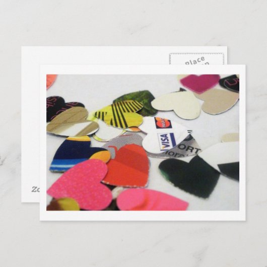 I <3 U Briefkaart (Voorkant / Achterkant)