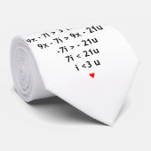 I < 3 u stropdas (Opgerold)