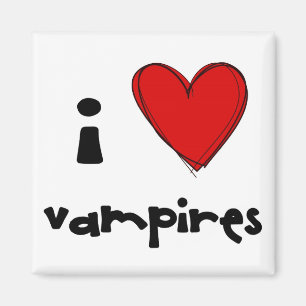 I <3 vampiers - rode magneet