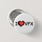I <3 VFX-toets Ronde Button 3,2 Cm (Voorkant /achterkant)