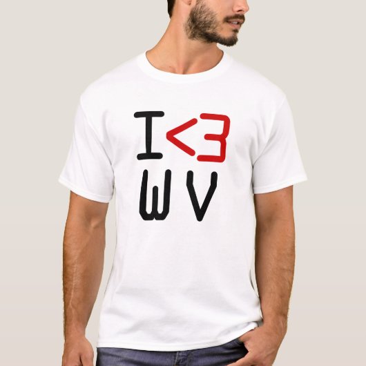 I < 3 W T-SHIRT (Voorkant)