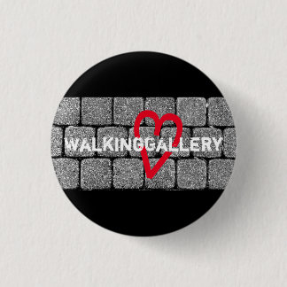 I <3 WalkingGallery-toets - 2020-ontwerp Ronde Button 3,2 Cm