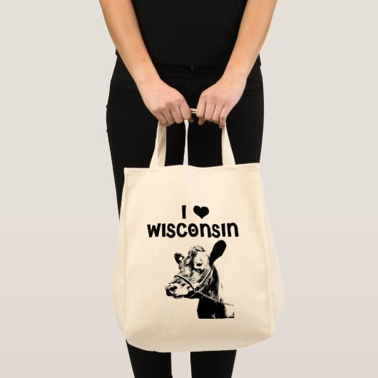 I <3 Wisconsin Tote Bag (Voorkant (product))
