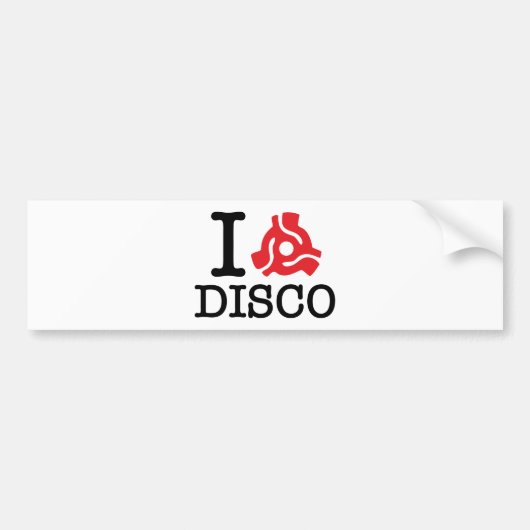 I 45 Adapter Disco Bumpersticker (Voorkant)