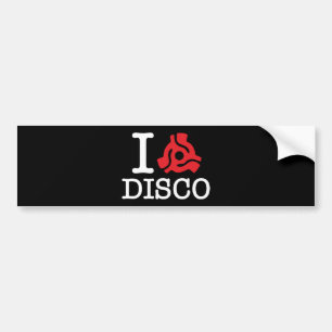 I 45-adapter Disco Bumpersticker