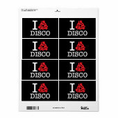 I 45-adapter Disco Etiket (Full Sheet)