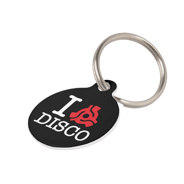 I 45-adapter Disco Huisdierpenning (Zijkant)