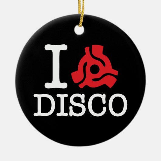 I 45-adapter Disco Keramisch Ornament (Voorkant)