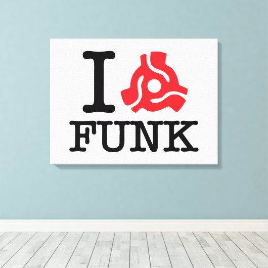 I 45 Adapter Funk Canvas Afdruk (Insitu (Houten vloer))