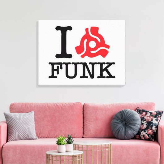 I 45 Adapter Funk Canvas Afdruk (Insitu (Woonkamer))