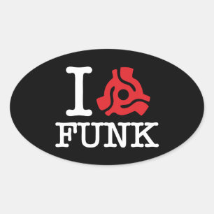 I 45 Adapter Funk Ovale Sticker
