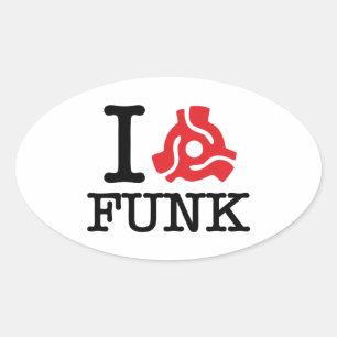 I 45 Adapter Funk Ovale Sticker