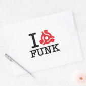 I 45 Adapter Funk Ovale Sticker (Envelop)