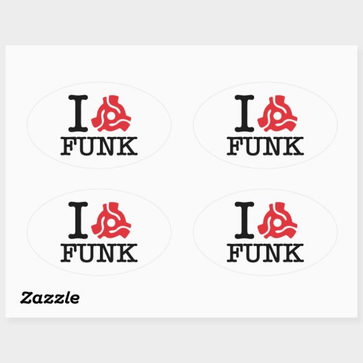 I 45 Adapter Funk Ovale Sticker (Vel)