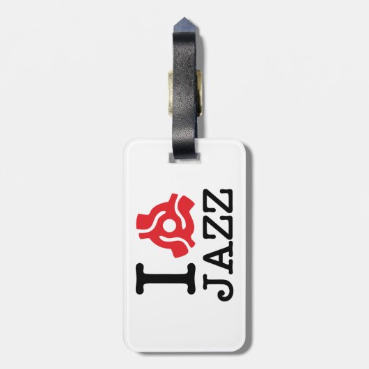 I 45 Adapter Jazz Bagagelabel (Achterkant verticaal)