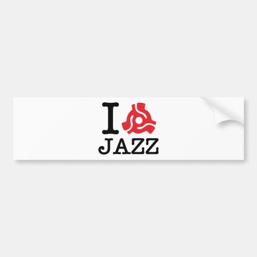 I 45 Adapter Jazz Bumpersticker (Voorkant)