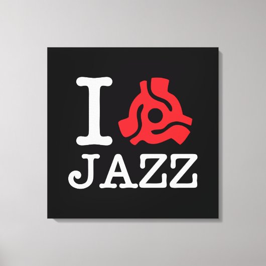 I 45 Adapter Jazz Canvas Afdruk (Voorkant)