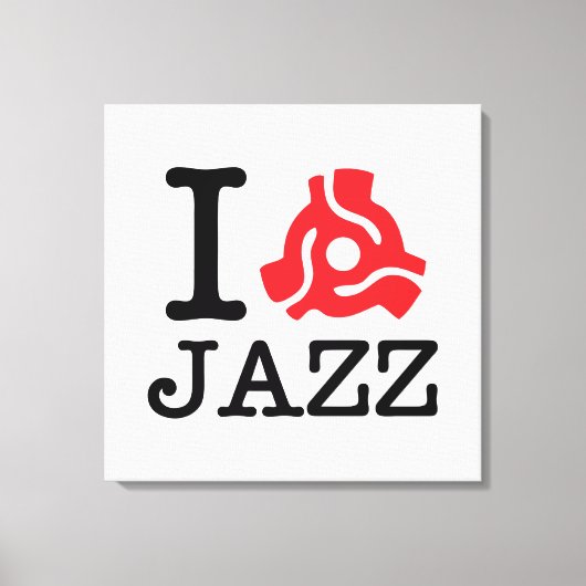 I 45 Adapter Jazz Canvas Afdruk (Voorkant)